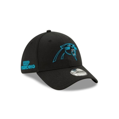 Sapca New Era Carolina Panthers NFL Official NFL Draft 39THIRTY Stretch Fit - Negrii